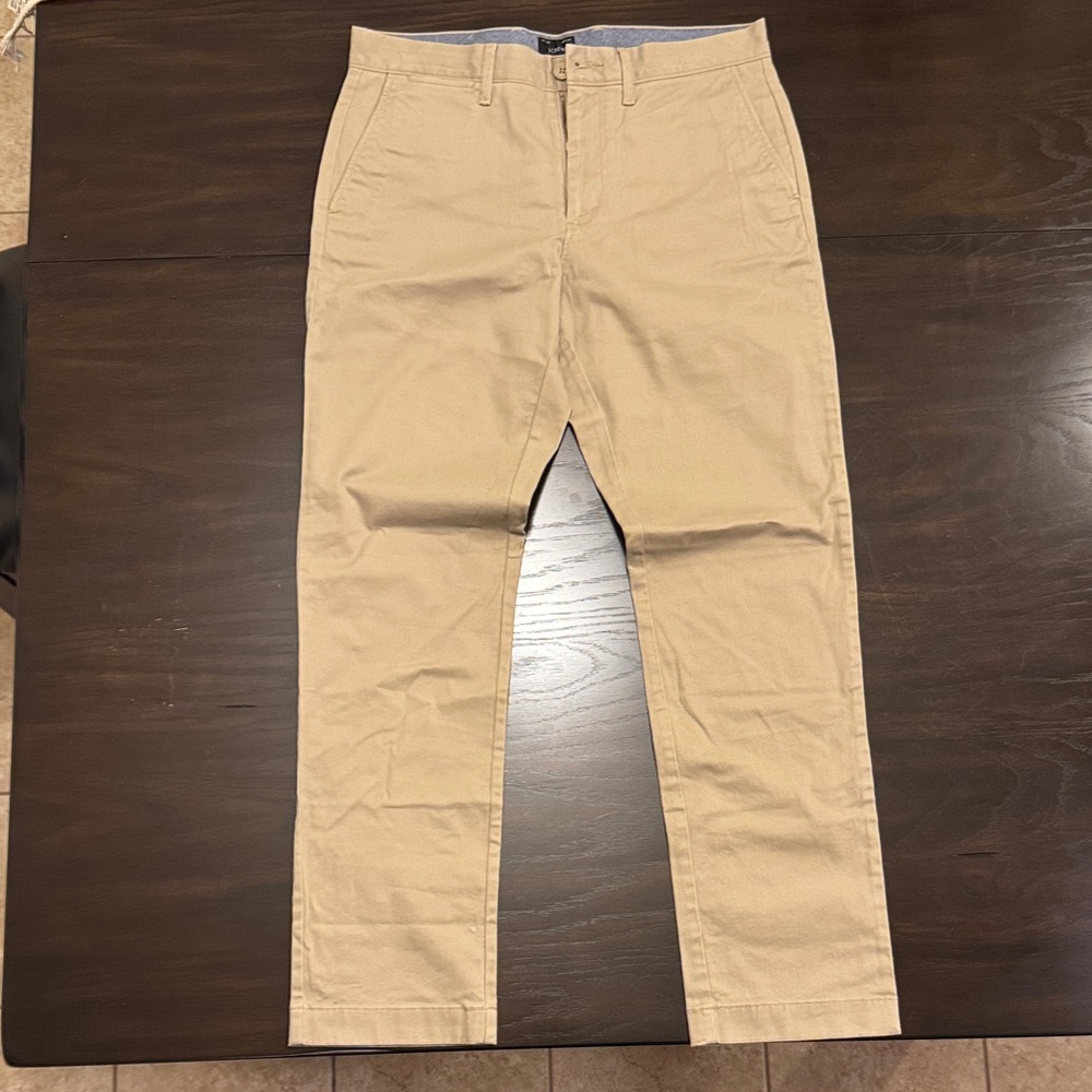 J. Crew Men's Khaki Chinos (color: COMMANDER)